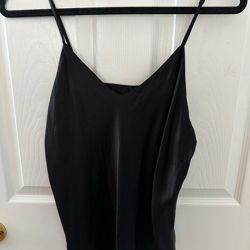 Black 100% Silk Nordstrom Women's Top